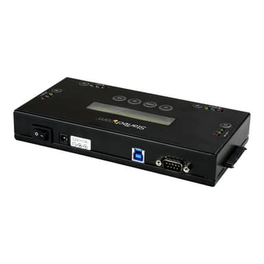 STARTECH.COM Festplatten Löscher für 6,35cm/2,5 oder 8,89cm/3,5 Zoll SATA Laufwerke - 4 Schächte - S