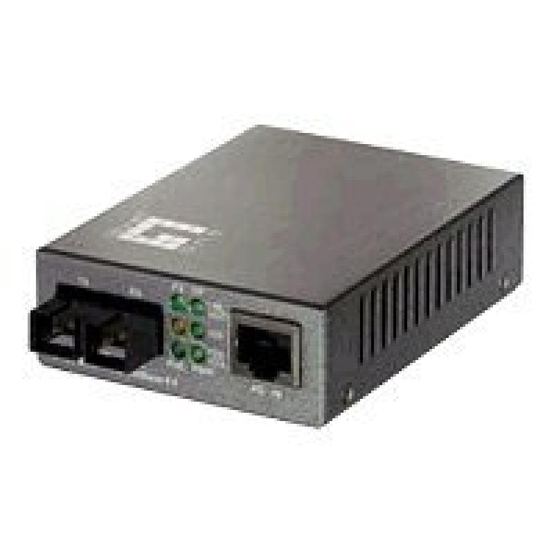 LEVEL ONE PoE Converter 100TX to 100FX-SC Multimode