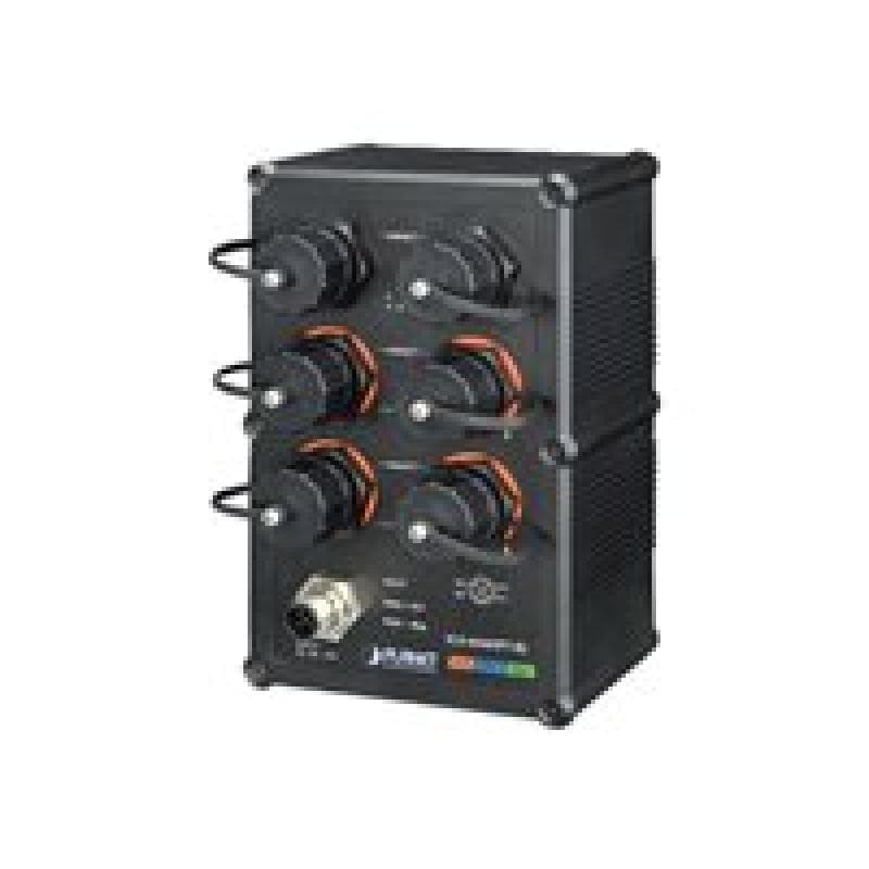 PLANET TECHNOLOGY PLANET Industrial IP67 Rated 4-Port 10/100/1000T 802.3at
