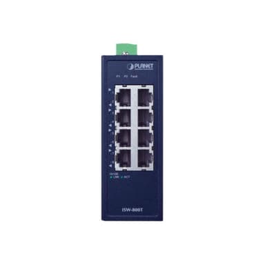 PLANET TECHNOLOGY PLANET Industrial 8-Port 10/100TX Compact Ethernet Switch