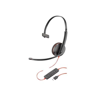PLANTRONICS Headset Blackwire C3210 monaural USB-C