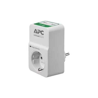APC Essential SurgeArrest 1 Outlet 230V 2 Port USB Charger Germany