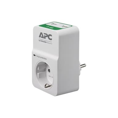 APC Essential SurgeArrest 1 Outlet 230V 2 Port USB Charger Germany