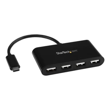 STARTECH.COM 4 Port USB-C Hub - Mini Hub - USB C auf 4x USB-A - USB 2.0 Hub - USB Typ C Hub - USB C