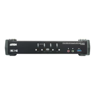 ATEN CS1924M KVMP-Switch 4-fach, DisplayPort mit MST, USB 3.0, 4K