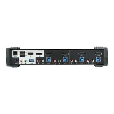 ATEN CS1924M KVMP-Switch 4-fach, DisplayPort mit MST, USB 3.0, 4K