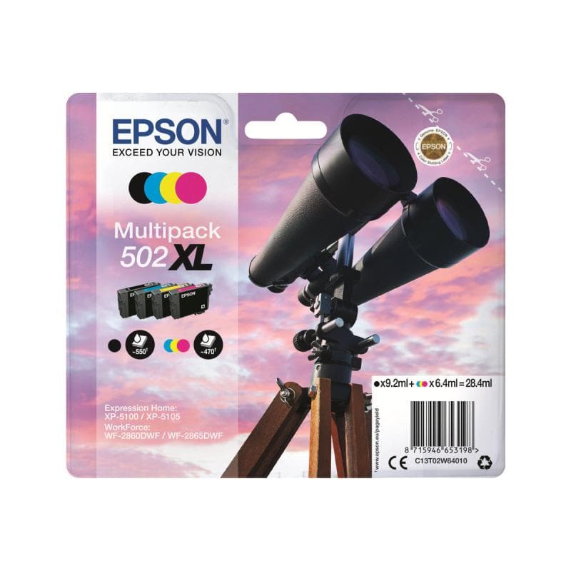 EPSON Ink/502XL Binocular CMYK
