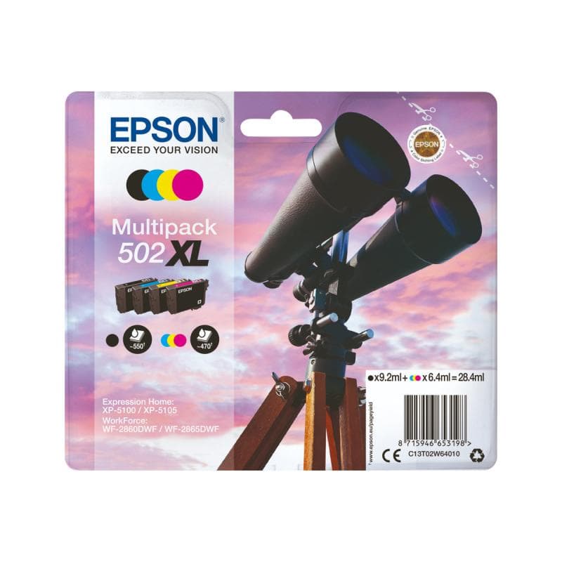 EPSON Ink/502XL Binocular CMYK