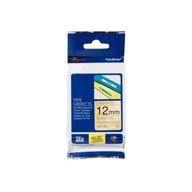 BROTHER Tapes TZePR831 12mm Gold/Black