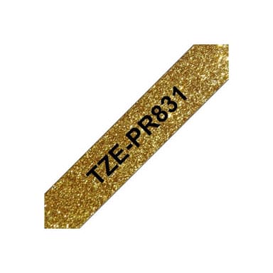 BROTHER Tapes TZePR831 12mm Gold/Black