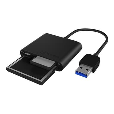 RAIDSONIC ICY BOX IB-CR301-U3 USB 3.0 externer Multi-Kartenleser mit bis zu 5 Gbits 1x CF 1x SD 1x m