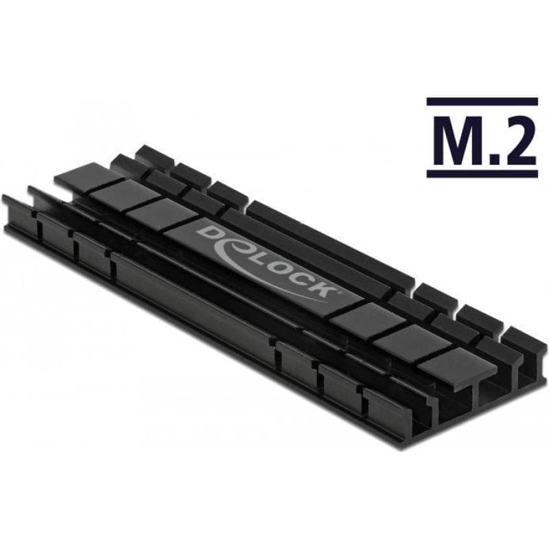 DELOCK Kühlkörper flach 70 mm für M.2 Modul schwarz
