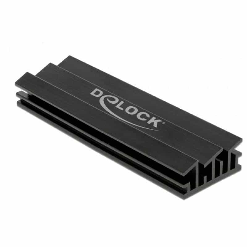 DELOCK Kühlkörper 70 mm für M.2 Modul schwarz DELOCK Kühlkörper 70 mm für M.2 Modul schwarz