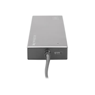 DIGITUS USB 3.0 Hub 7-port Inkl. 5V/3.5A Netzteil Aluminium Gehause