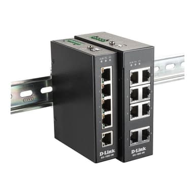 D-LINK 5-Port Unmanaged Layer2 Fast Ethernet Industrial Switch