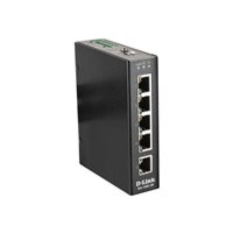 D-LINK 5-Port Unmanaged Layer2 Fast Ethernet Industrial Switch
