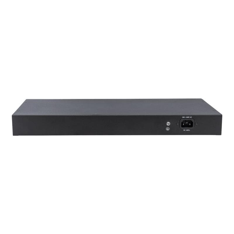 INTELLINET PoE+ Switch 24-Port Gigabit mit 2 SFP-Ports 370W