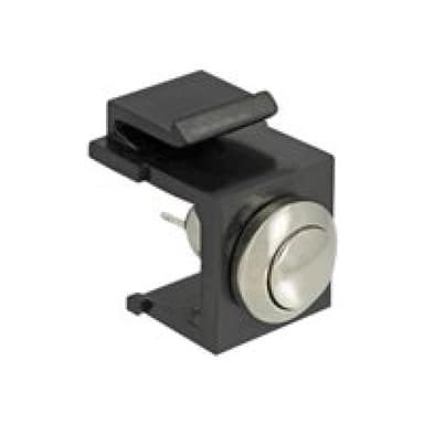 DELOCK Keystone Drucktaster bk