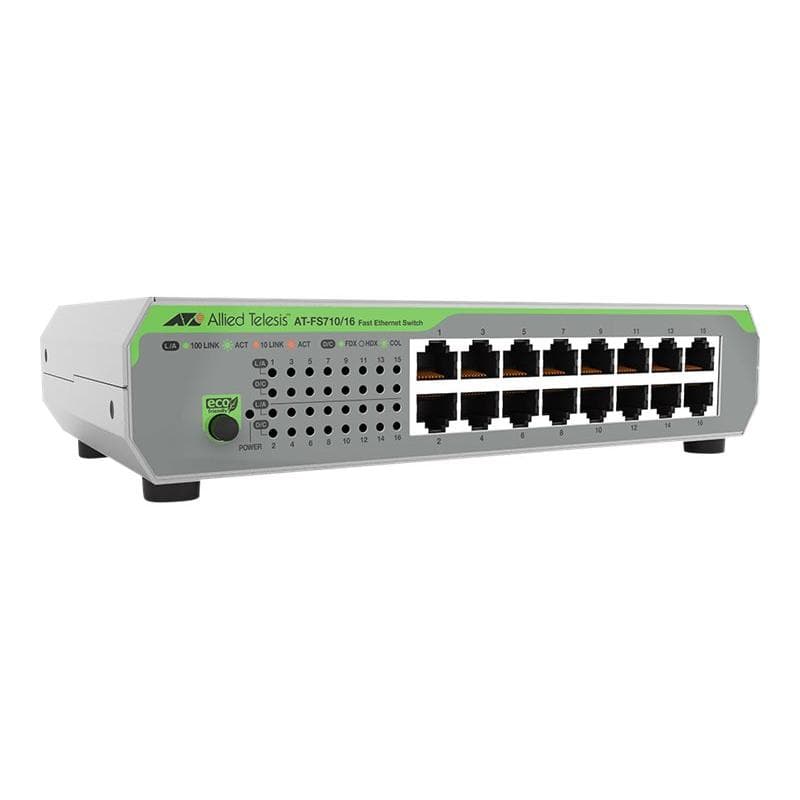 ALLIED TELESIS Switch 16x FE AT-FS710/16 16x 10/100 Mbit