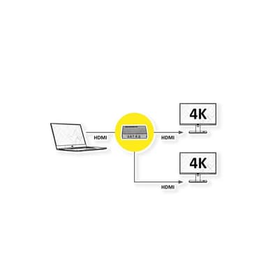 ROLINE 4K2K HDMI Video Splitter 2 Ports