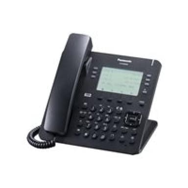 PANASONIC KX-NT630NE-B IP-Systemtelefon schwarz 6 Zeilen LCD Display bel. 6 x 4 flexible Funktionsta