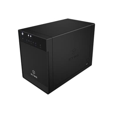 RAIDSONIC Geh. IcyBox USB 3.1(Gen2) 4x2,5″/3,5″ SATA3 IB-3740-C31 (b)