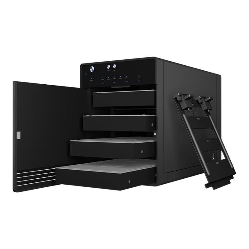 RAIDSONIC Geh. IcyBox USB 3.1(Gen2) 4x2,5″/3,5″ SATA3 IB-3740-C31 (b)