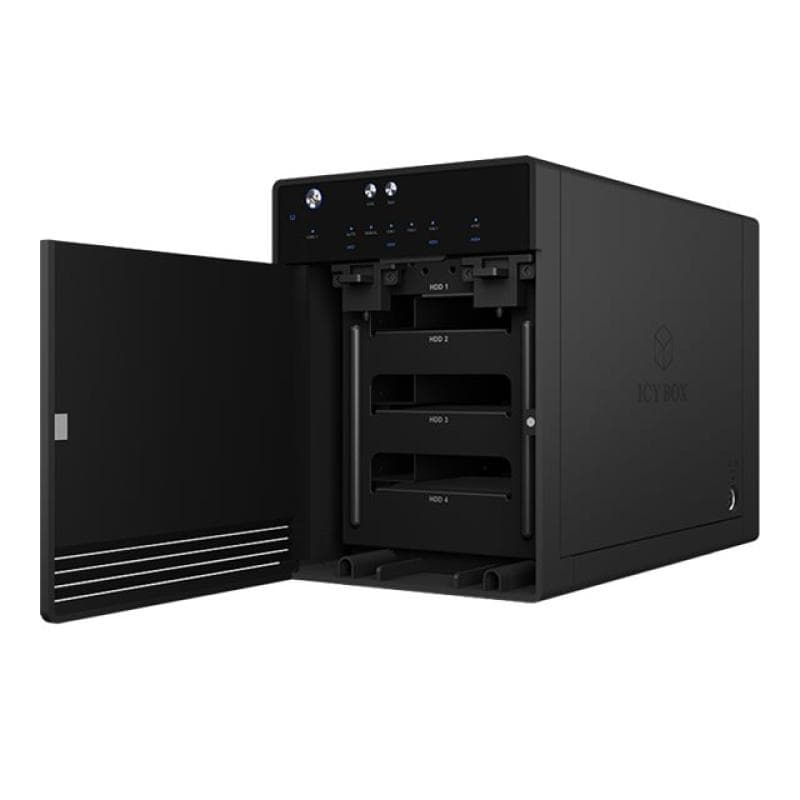 RAIDSONIC Geh. IcyBox USB 3.1(Gen2) 4x2,5″/3,5″ SATA3 IB-3740-C31 (b)