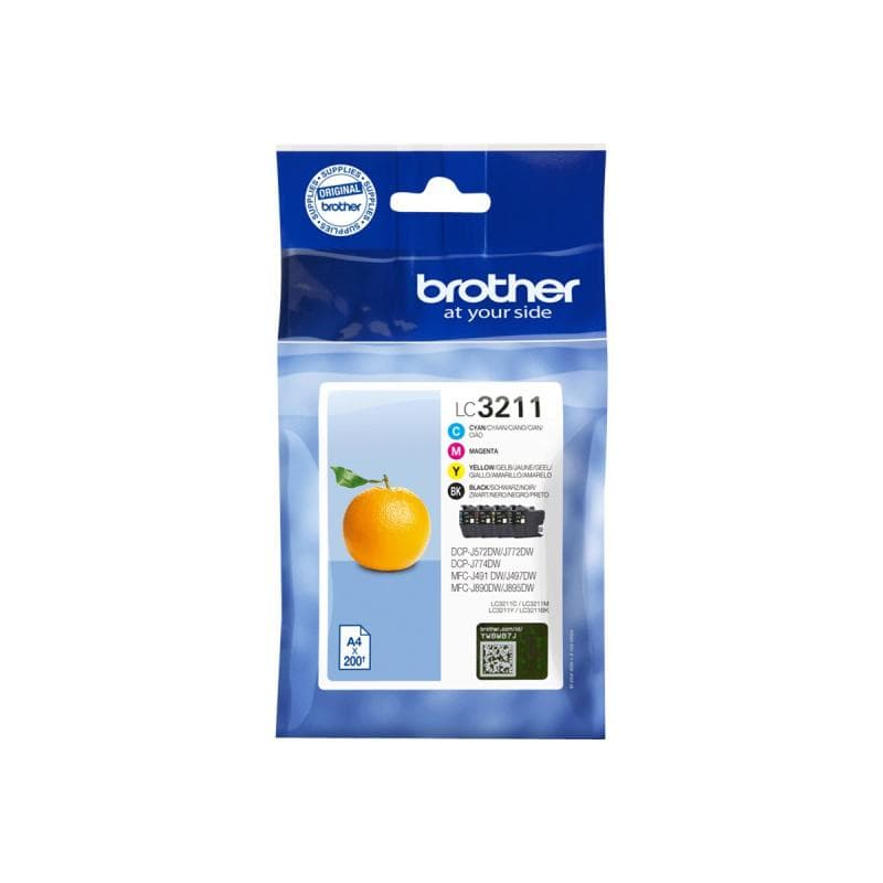 BROTHER LC-3211 Value-Pack BK/C/M/Y