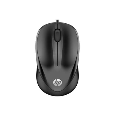 HP 1000 - Maus - rechts- und linkshändig - kabelgebunden - USB - Schwarz