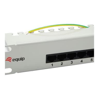 EQUIP Patchpanel 25x Cat3 19″ 1HE ISDN hellgrau