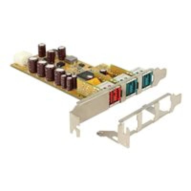 DELOCK PoweredUSB PCI Express Karte > 1 x 24 V + 2 x 12 V