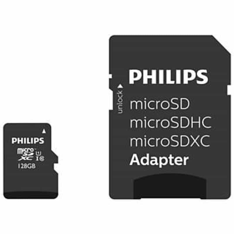 PHILIPS SD Micro SDHC Card 128GB Card Class 10 incl. Adapter PHILIPS SD Micro SDHC Card 128GB Card Class 10 incl. Adapter