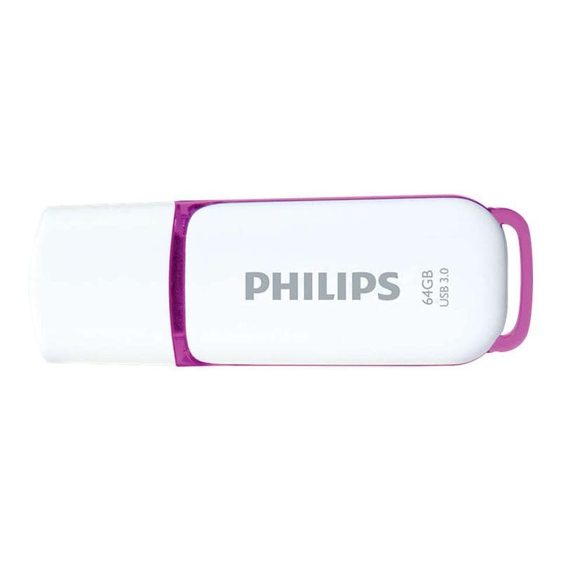 PHILIPS USB-Stick 64GB 3.0 USB Drive Snow super fast purple
