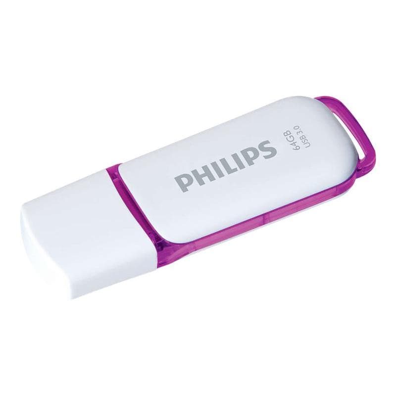PHILIPS USB-Stick 64GB 3.0 USB Drive Snow super fast purple