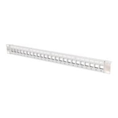 DIGITUS Patchpanel 1HE 24-Port Rackmount Modular grau transp