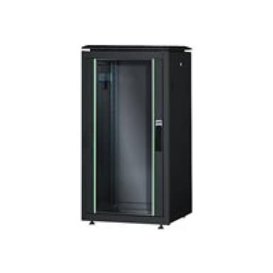 DIGITUS 26U Netzwerkschrank Unique 1342x600x1000mm Farbe Schwarz RAL 9005