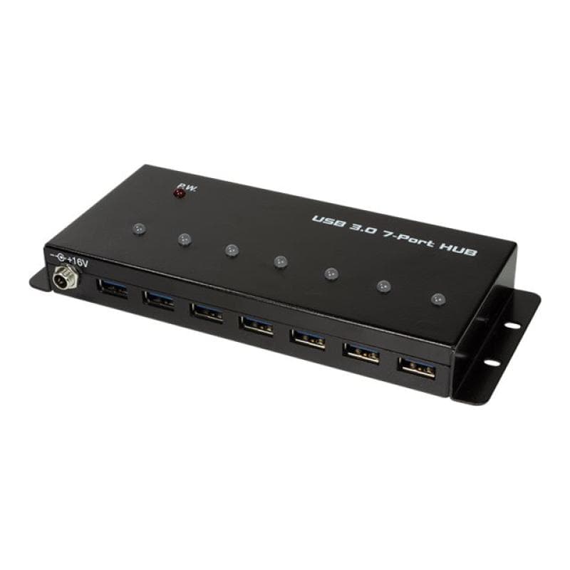 LOGILINK USB 3.0 HUB 7-port, Metall Industrieausführung