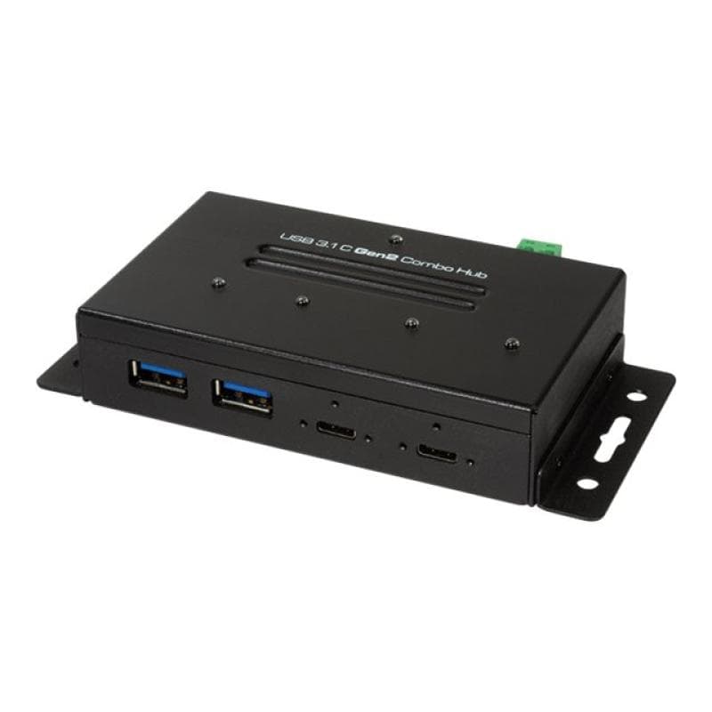LOGILINK USB-C 3.1 HUB 4-port Combo Gen 2 Industrieausf.