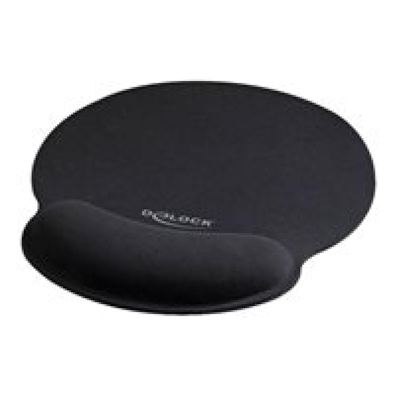 DELOCK Ergonomisches Mauspad mit Gel Handballenauflage (12559)