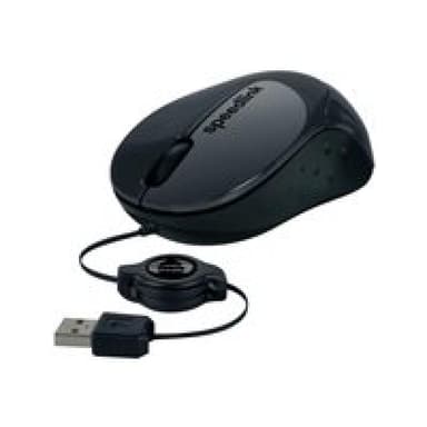 SPEED-LINK Beenie Maus USB 1200 DPI Ambidextrous Black (SL-610012-BK)