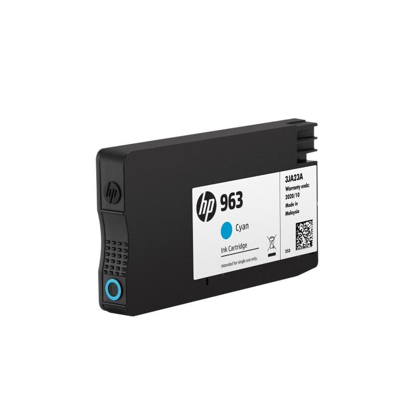 HP 963 Cyan Original Ink Cartridge