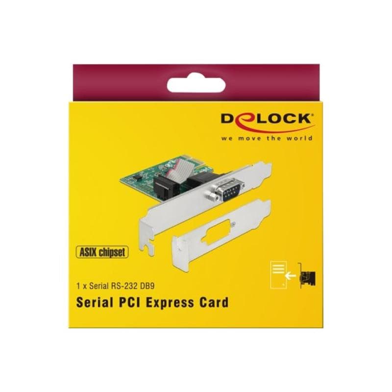 DELOCK PCI Express Karte zu 1 x Seriell RS-232