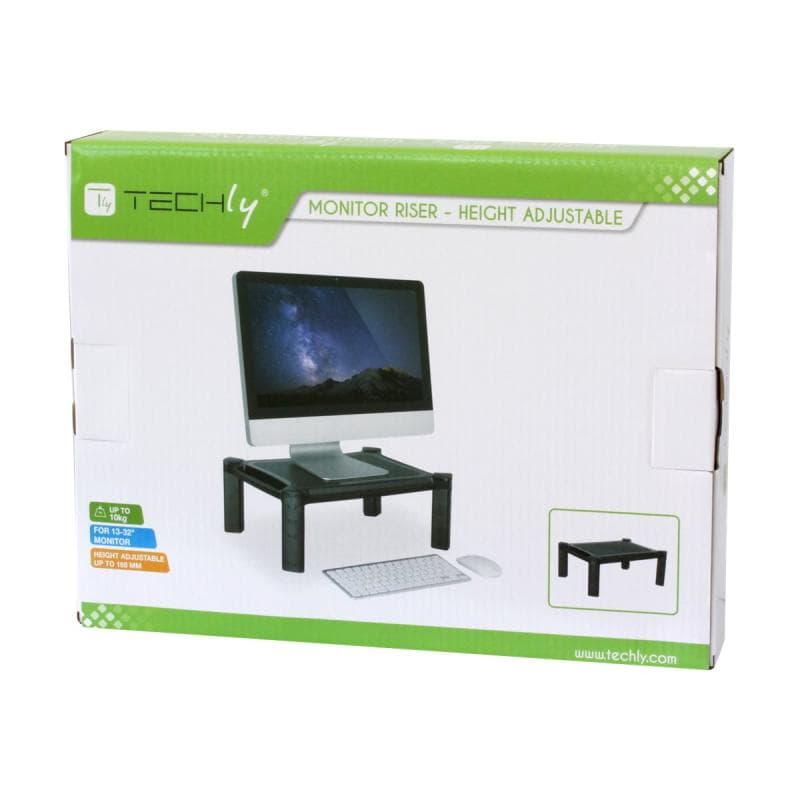 TECHLY Höhenverstellbare Ablage / Stand für 13-32″ Displays