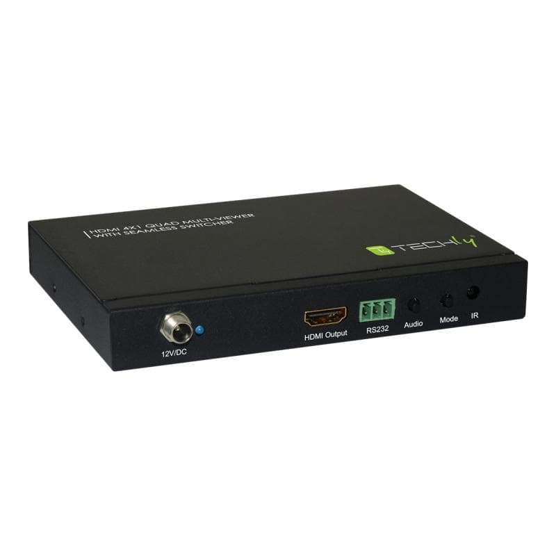 TECHLY HDMI Switch 4X1 Quad Multi-Viewer