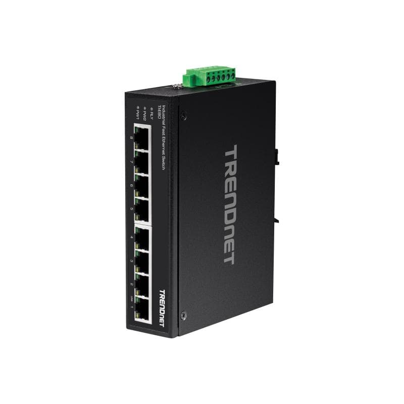 TRENDNET 8-PORT IND.FAST ETH SWITCH