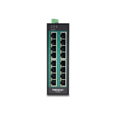 TRENDNET 16-PORT HARD.IND.GB POE+ SWITC