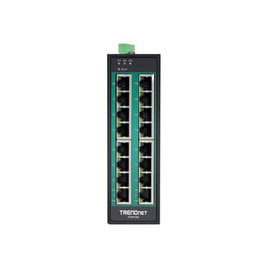 TRENDNET 16-PORT HARD.IND.GB POE+ SWITC