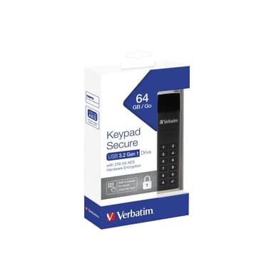 VERBATIM Flash USB 3.0 64GB Verbatim Secure Keypad