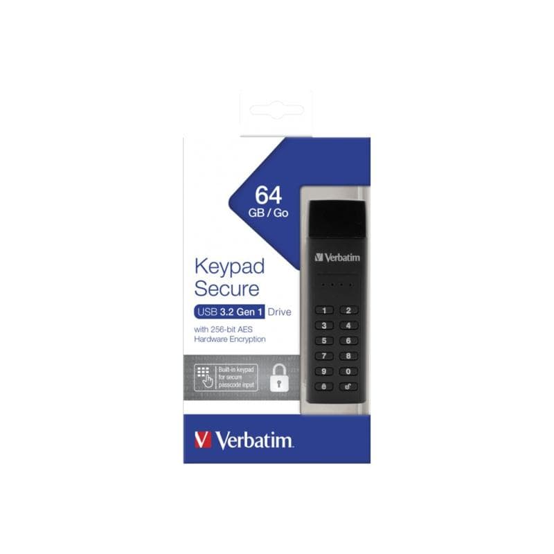 VERBATIM Flash USB 3.0 64GB Verbatim Secure Keypad